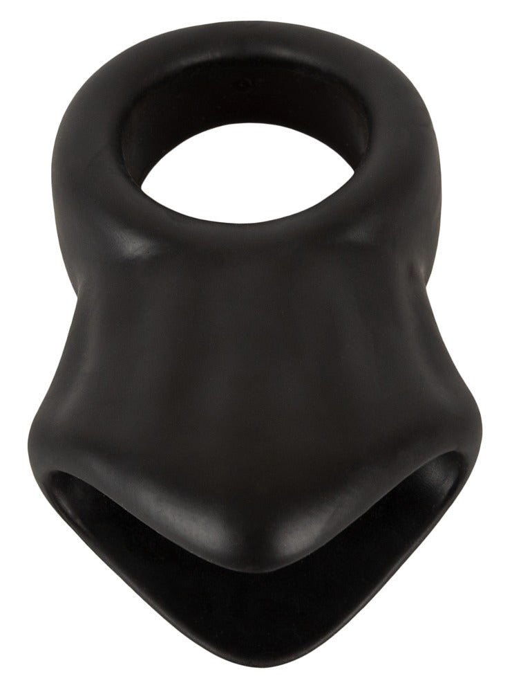 ERECTO - COCK RING WITH BALL STRETCHER