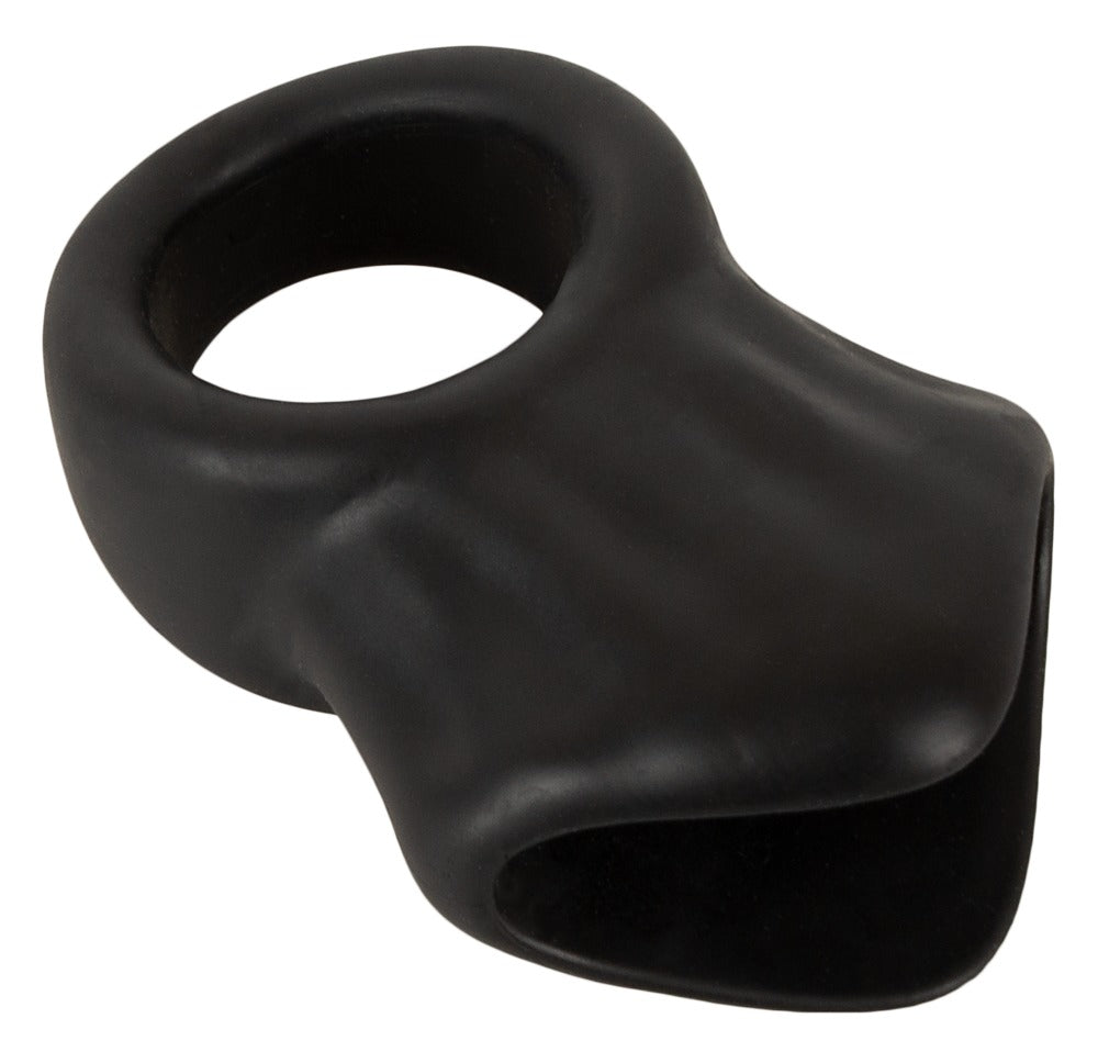 ERECTO - COCK RING WITH BALL STRETCHER