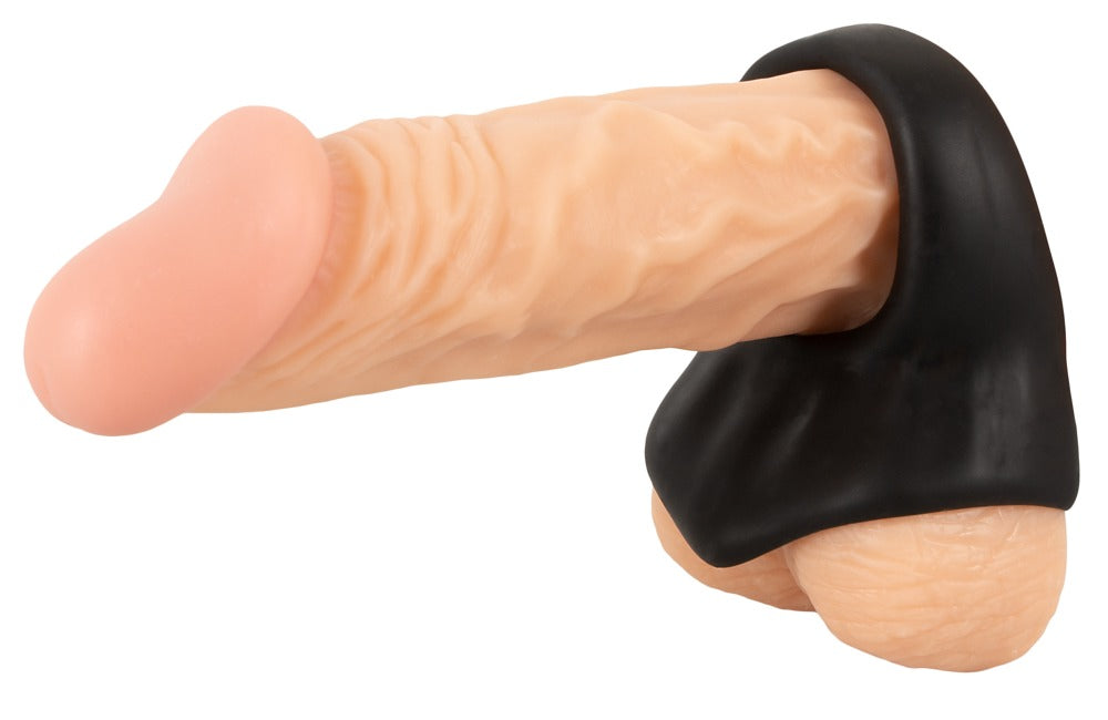 ERECTO - COCK RING WITH BALL STRETCHER