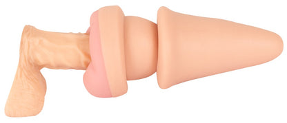 NATURE SKIN - 2IN1 BUTT PLUG & EXTENSION