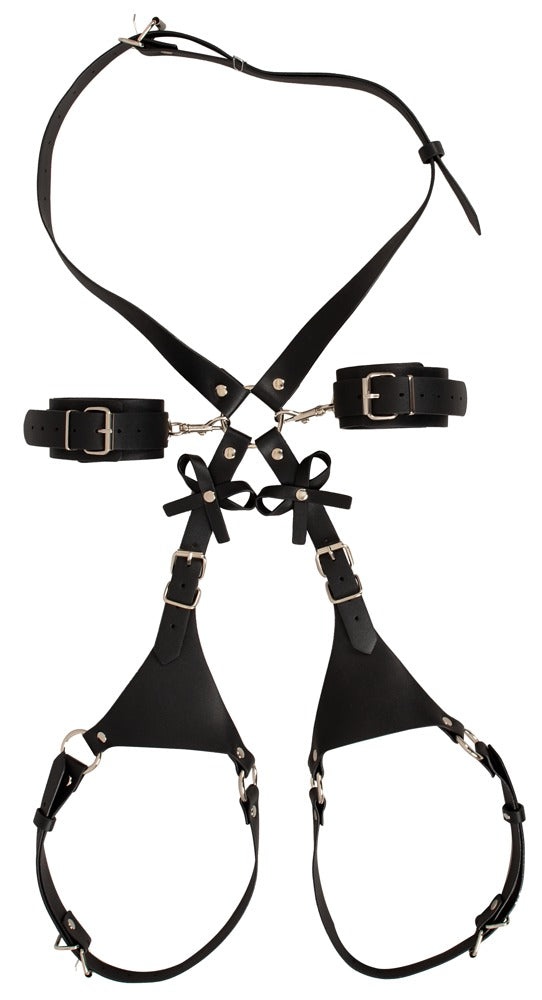 BAD KITTY - HARNESS WITH CUFFS