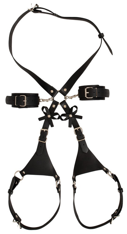 BAD KITTY - HARNESS WITH CUFFS