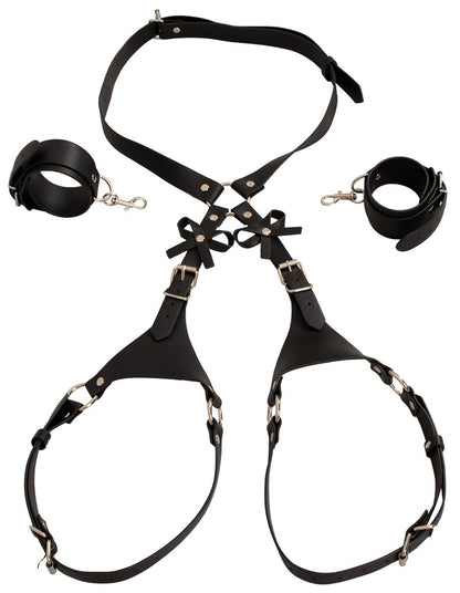 BAD KITTY - HARNESS WITH CUFFS