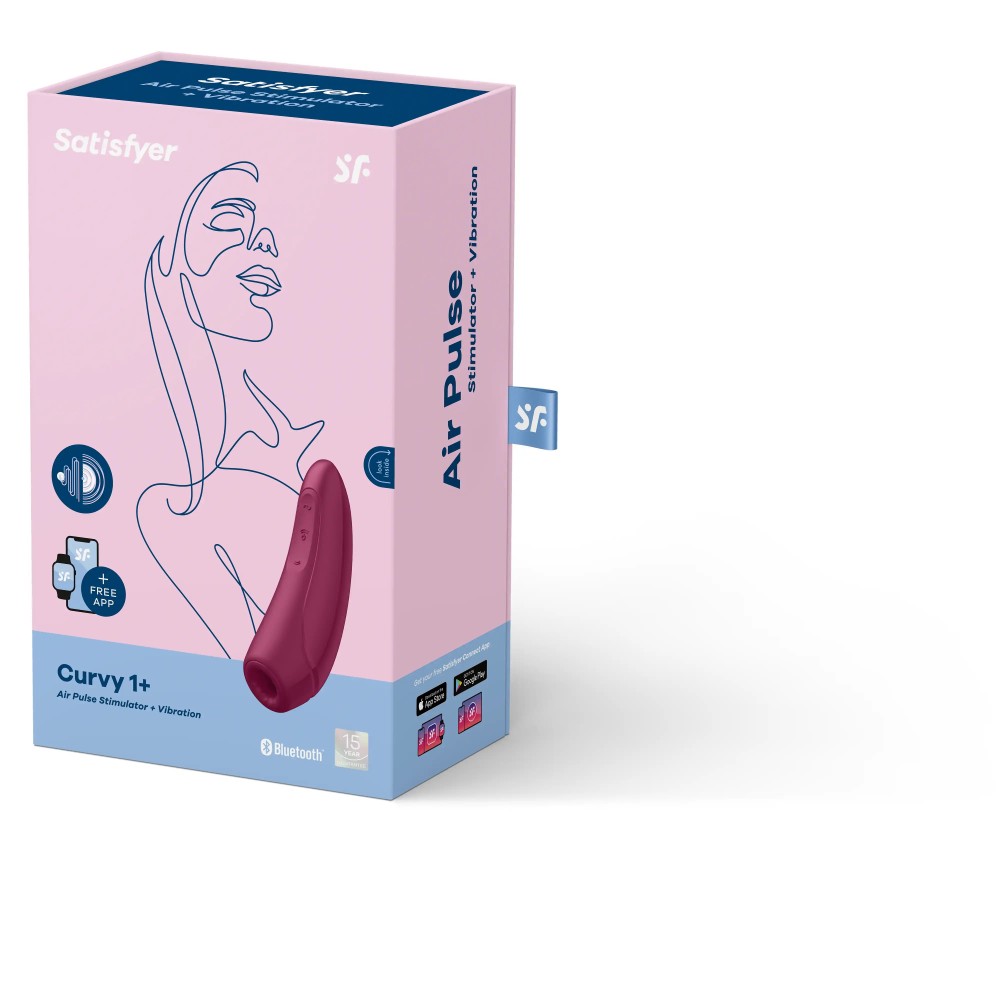 SATISFYER - CURVY 1+ (ROSE RED)