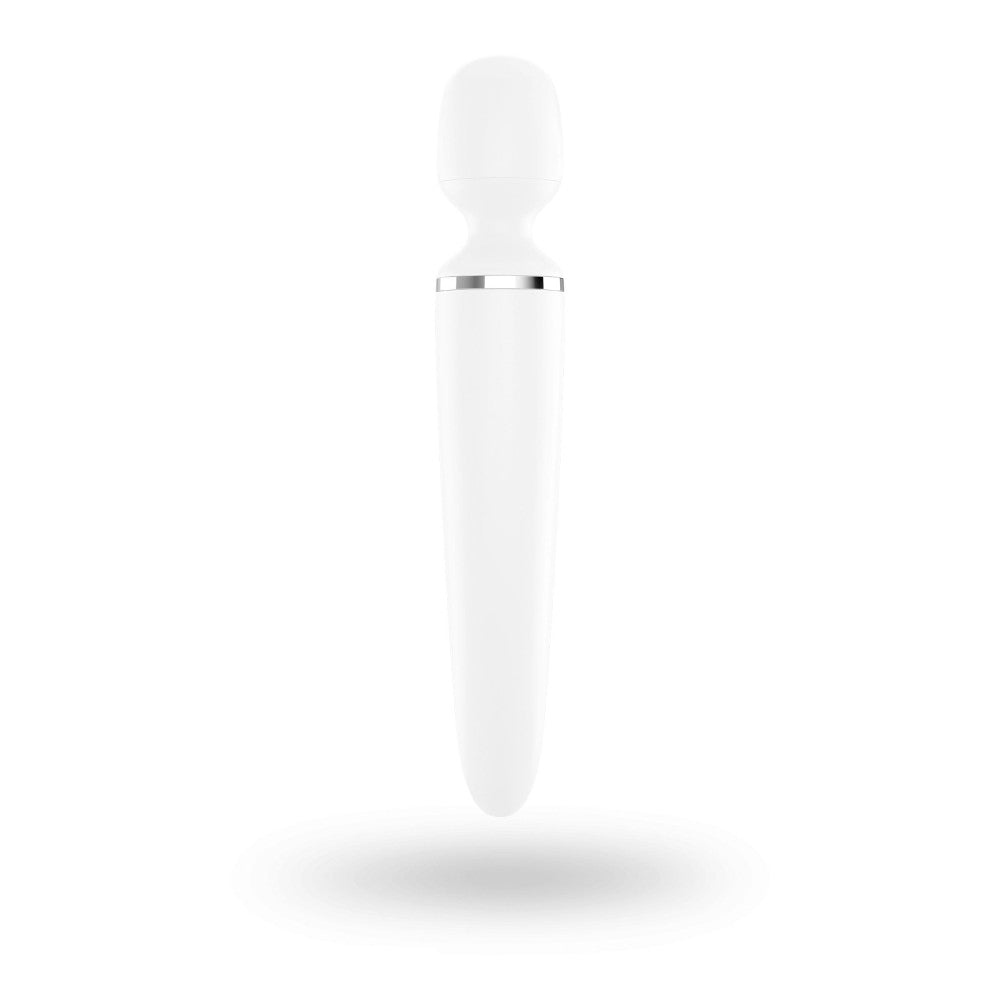 SATISFYER - WAND-ER WOMAN (WHITE/CHROME)