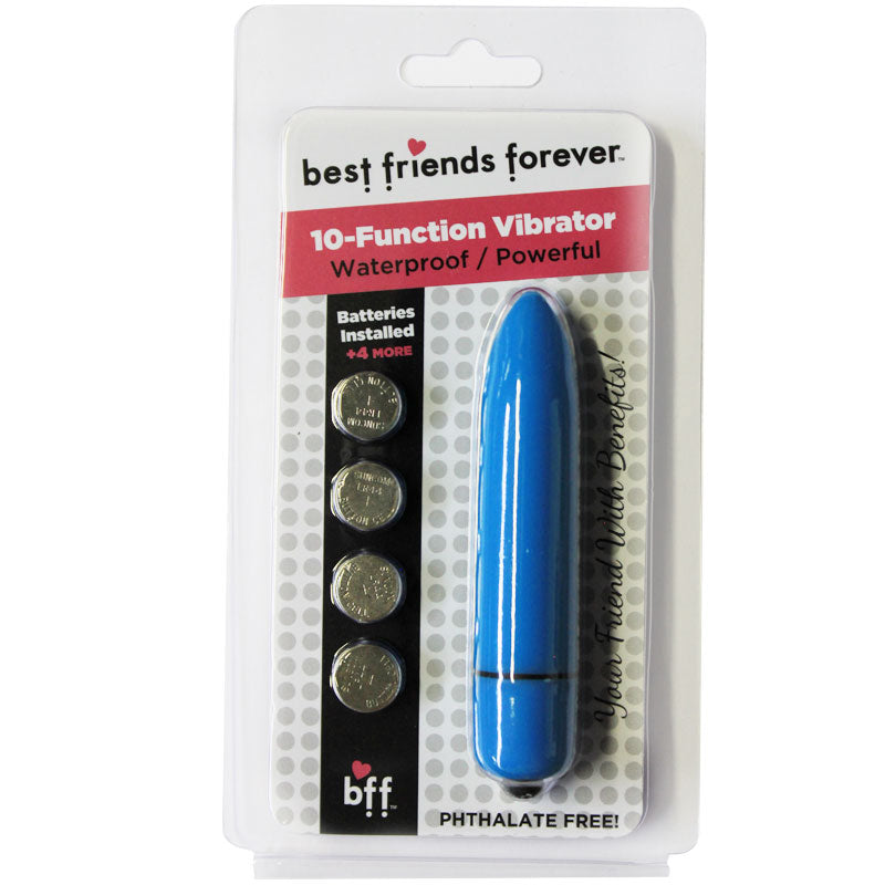 SI NOVELTIES - BFF WATERPROOF FRIENDS W/BENEFITS BULLET BLUE 8CM