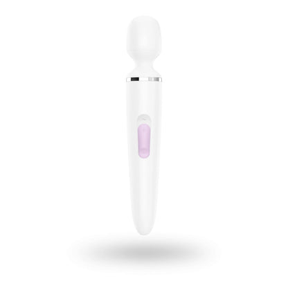 SATISFYER - WAND-ER WOMAN (WHITE/CHROME)