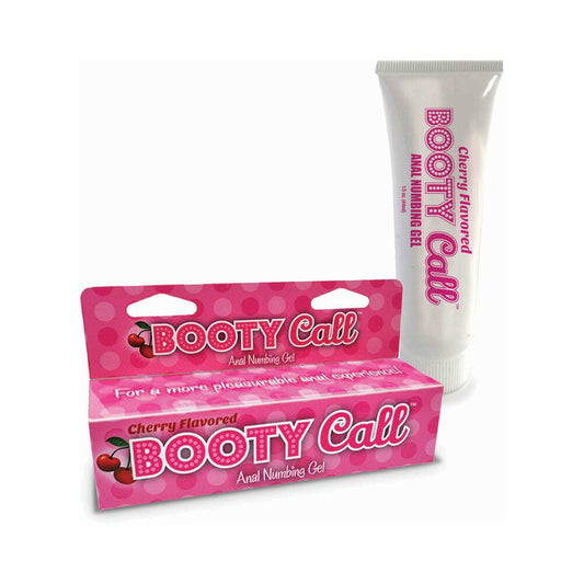 LITTLE GENIE - BOOTY CALL ANAL NUMBING GEL CHERRY 1.5 OZ.