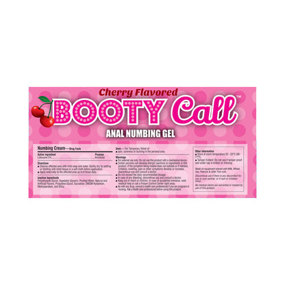 LITTLE GENIE - BOOTY CALL ANAL NUMBING GEL CHERRY 1.5 OZ.