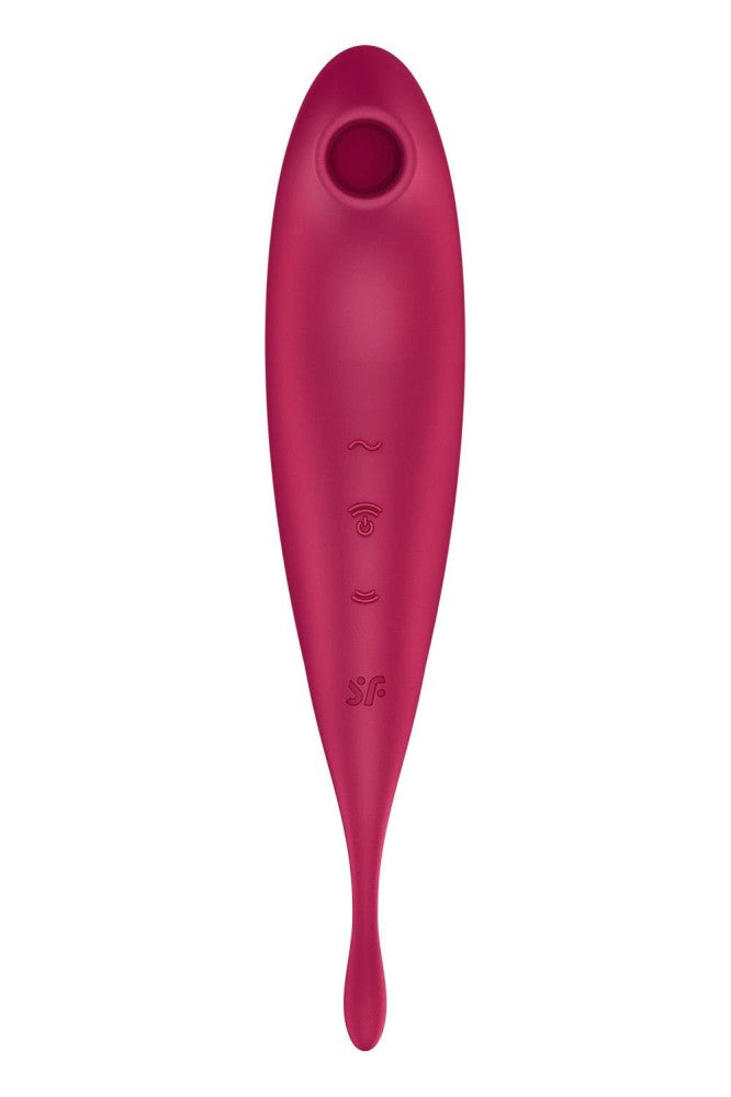 SATISFYER - TWIRLING PRO CONNECT APP DARK RED