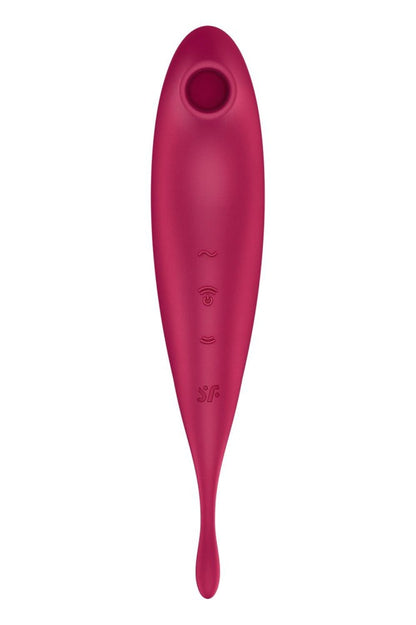 SATISFYER - TWIRLING PRO CONNECT APP DARK RED