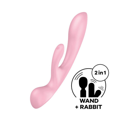 SATISFYER - TRIPLE OH PINK