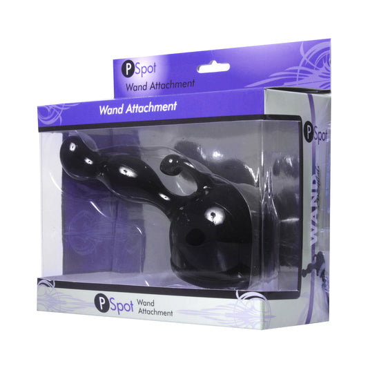 XR BRANDS - WAND ESSENTIALS P-SPOT WAND ATTACHMENT BLACK