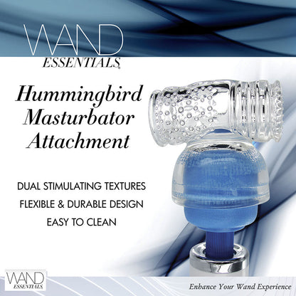 XR BRANDS - WAND ESSENTIALS HUMMMINGBIRD ATTACHMENT CLEAR
