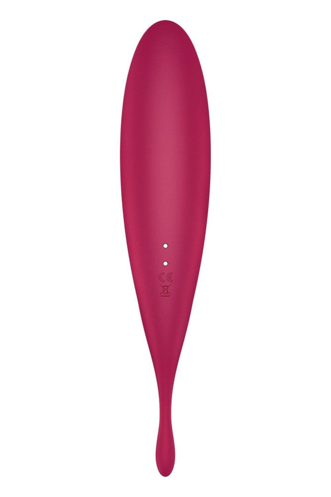 SATISFYER - TWIRLING PRO CONNECT APP DARK RED