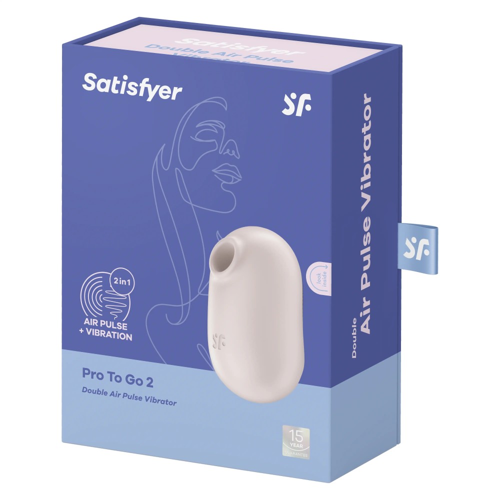 SATISFYER - PRO TO GO 2 BEIGE
