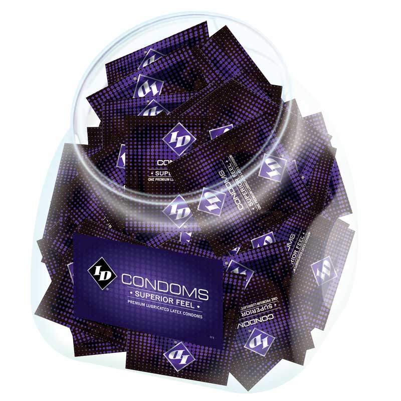 ID LUBRICANTS - ID SUPERIOR FEEL CONDOM JAR (144/JAR)