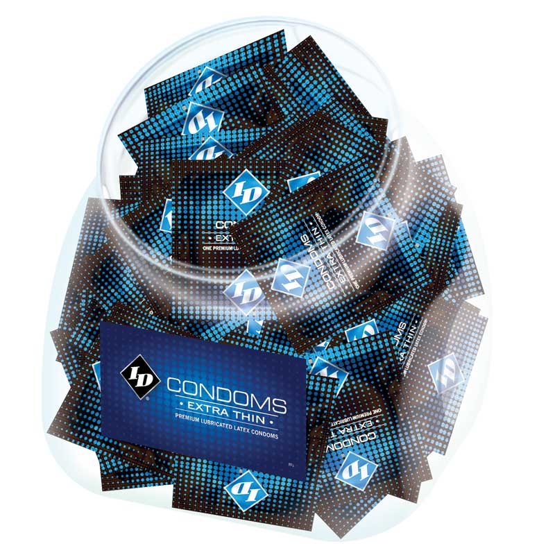 ID LUBRICANTS - ID EXTRA THIN CONDOM JAR (144/JAR)