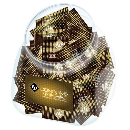 ID LUBRICANTS - ID EXTRA LARGE CONDOM JAR (144/JAR)