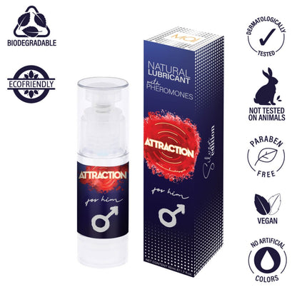 OUTLET - LUBRICANT WITH PHEROMONES ATTRACTION FOR HIM 50 ML