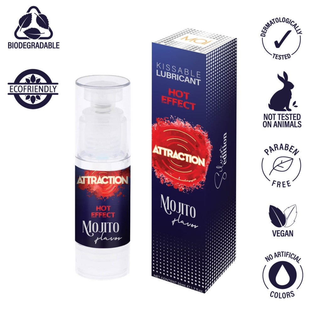 OUTLET - LUBRICANT ATTRACTION HEAT MOJITO 50 ML