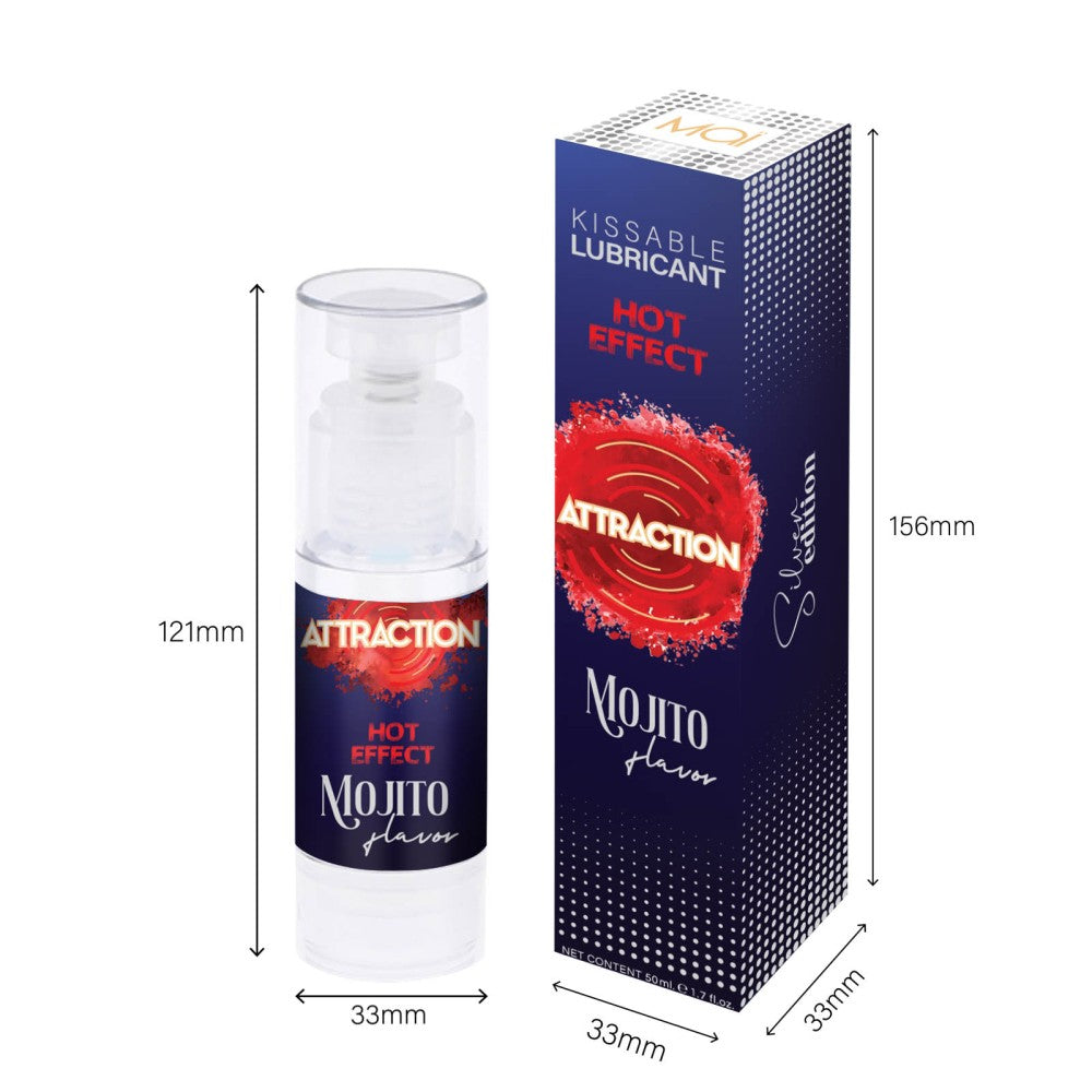 OUTLET - LUBRICANT ATTRACTION HEAT MOJITO 50 ML