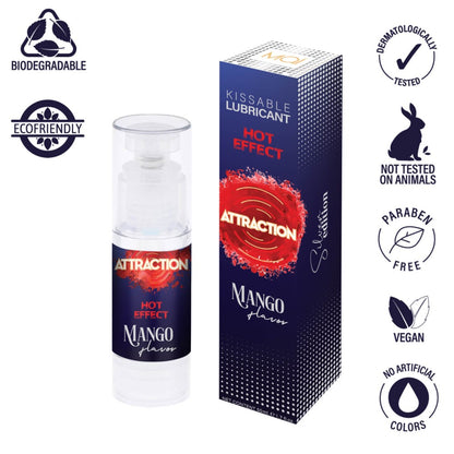 OUTLET - LUBRICANT ATTRACTION HEAT MANGO 50 ML
