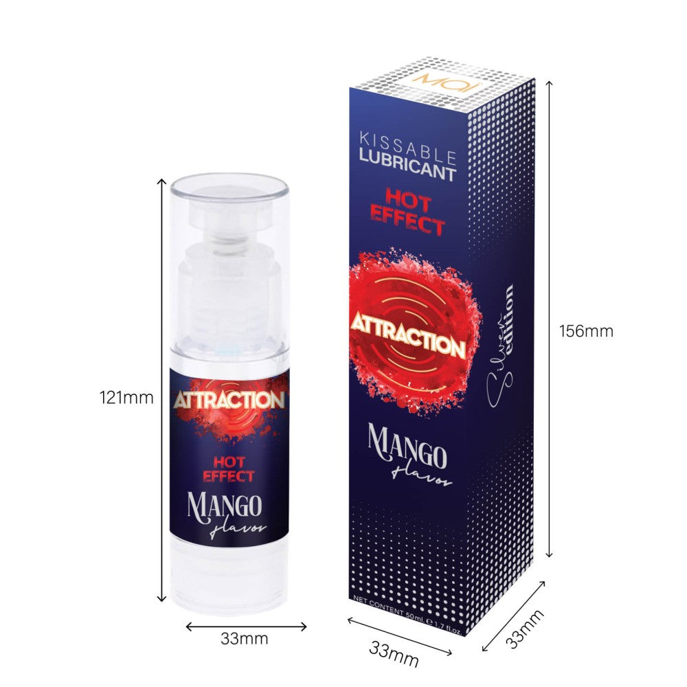 OUTLET - LUBRICANT ATTRACTION HEAT MANGO 50 ML