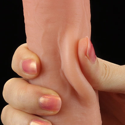 LOVETOY - 9'' SLIDING SKIN DUAL LAYER DONG 1