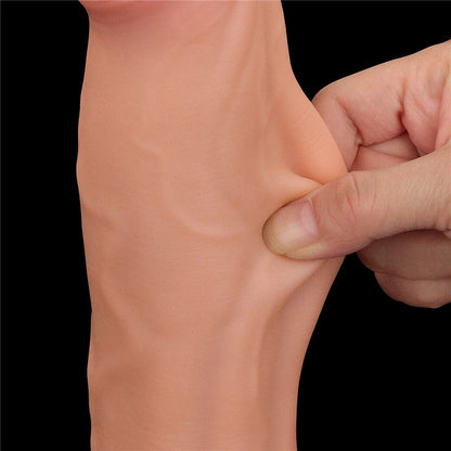 LOVETOY - 11.5'' KING SIZED SLIDING SKIN DUAL LAYER DONG