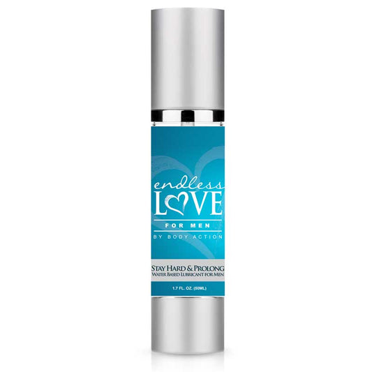 BODY ACTION - ENDLESS LOVE FOR MEN STAY HARD & PROLONG LUBE 1.7OZ