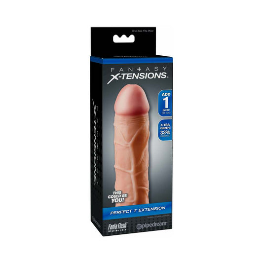 PIPEDREAM - FANTASY X-TENSIONS PERFECT 1 IN. EXTENSION BEIGE