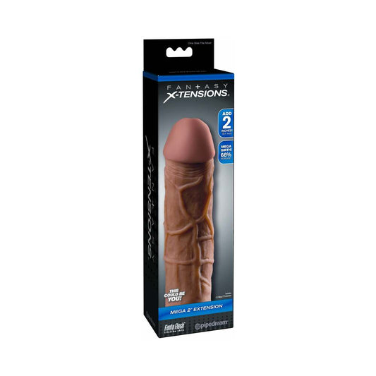 FANTASY X-TENSIONS MEGA 2 IN. EXTENSION BROWN