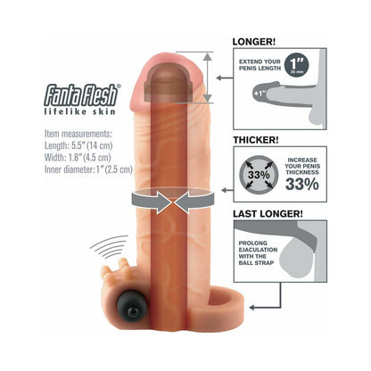 FANTASY X- TENSIONS - VIBRATING REAL FEEL 1 EXTENSION