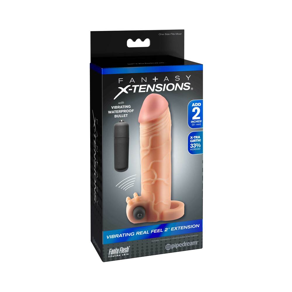 FANTASY X- TENSIONS - VIBRATING REAL FEEL 2 EXTENSION