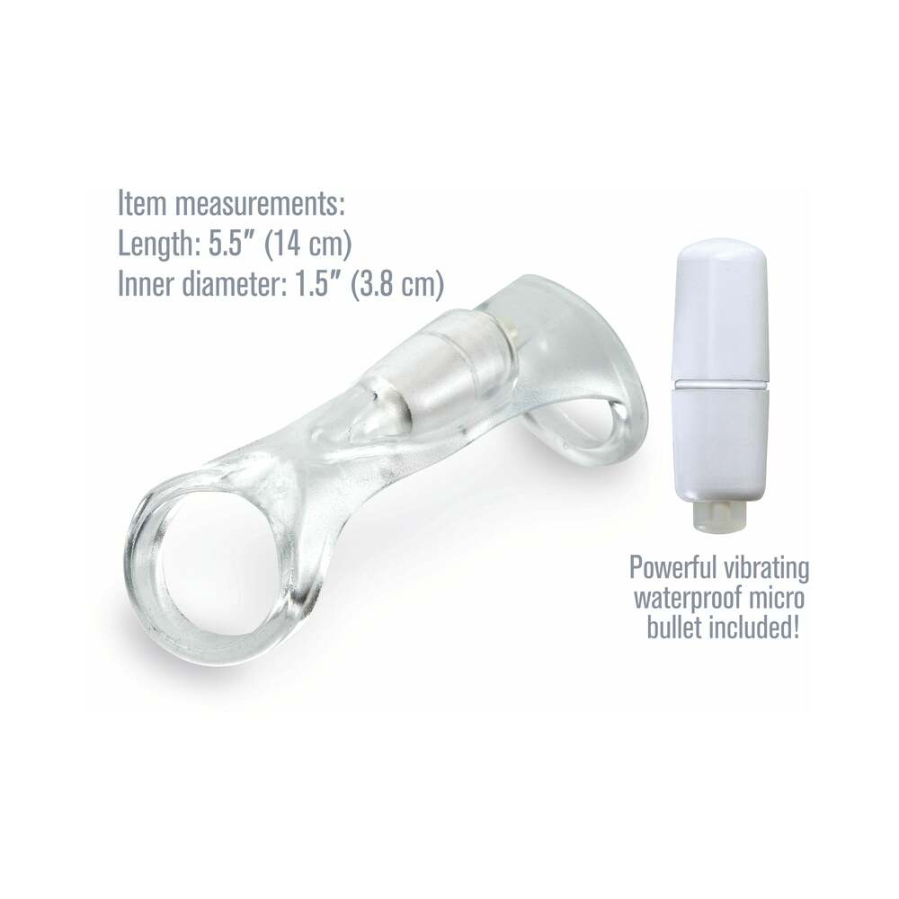 PIPEDREAM - FANTASY X-TENSIONS ANILLO VIBRADOR PARA PENE TRANSPARENTE