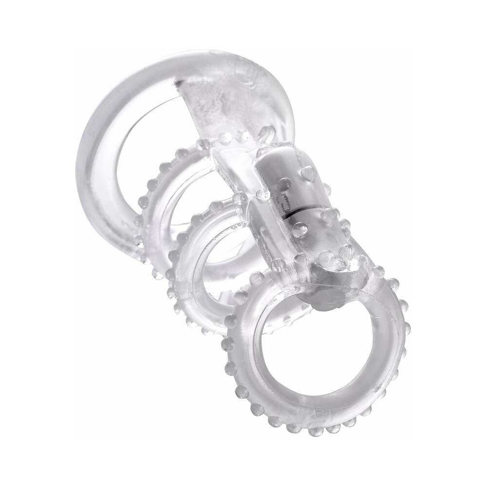 PIPEDREAM - FANTASY X-TENSIONS VIBRATING COCK CAGE CLEAR
