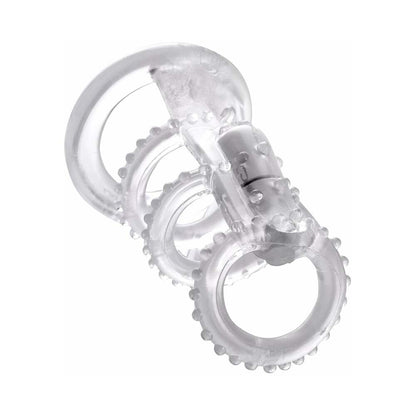 PIPEDREAM - FANTASY X-TENSIONS VIBRATING COCK CAGE TRANSPARENTE