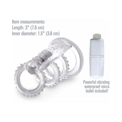 PIPEDREAM - FANTASY X-TENSIONS VIBRATING COCK CAGE TRANSPARENTE