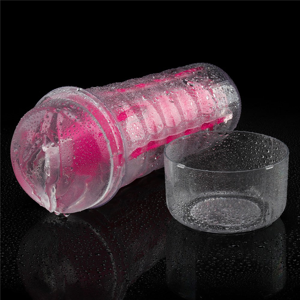 LOVETOY - 8.5'' LUMINO PLAY MASTURBATOR - PINK GLOW