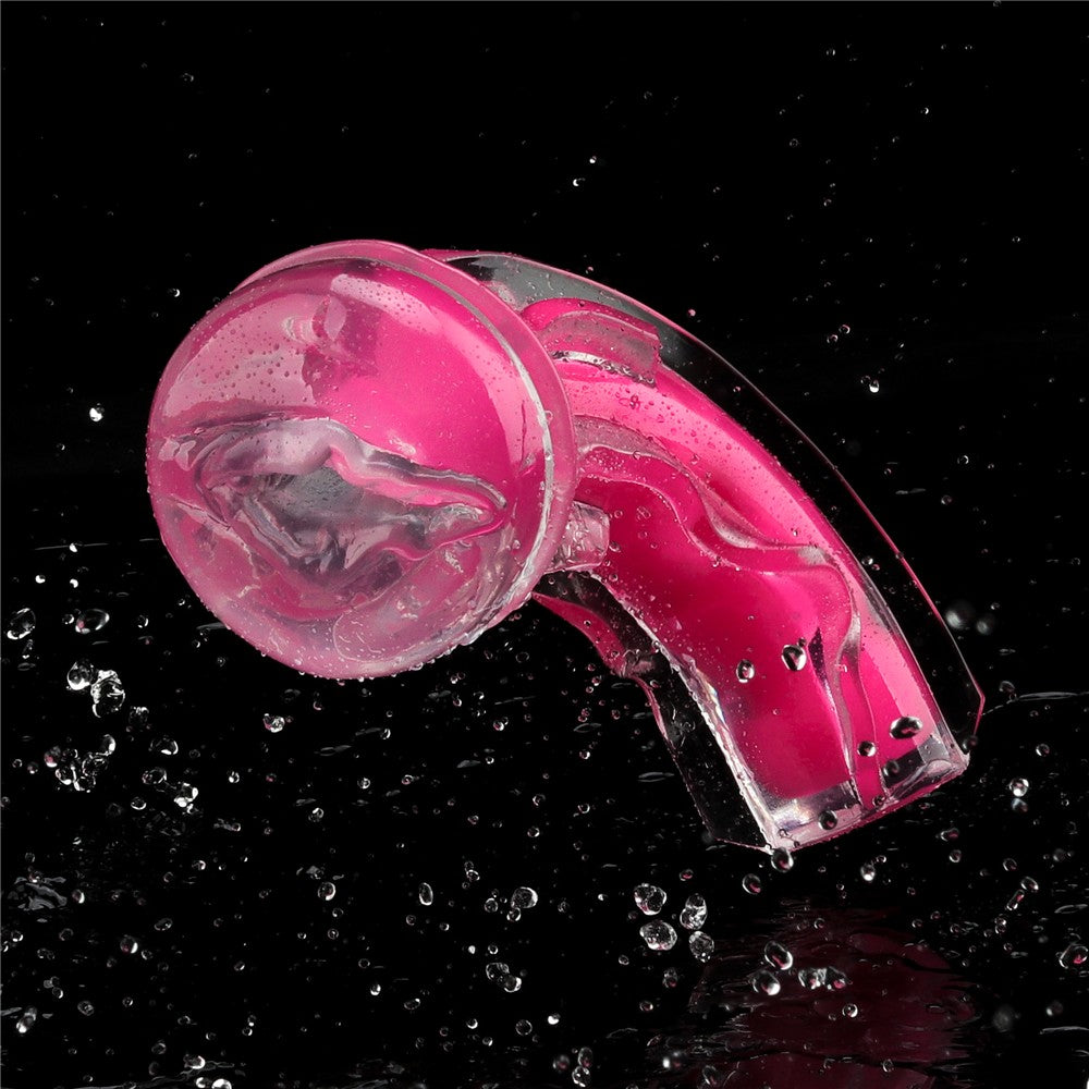 LOVETOY - 8.5'' LUMINO PLAY MASTURBATOR - PINK GLOW
