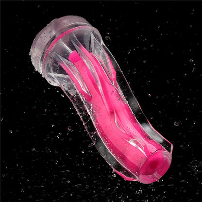 LOVETOY - 8.5'' LUMINO PLAY MASTURBATOR - PINK GLOW