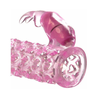 PIPEDREAM - FANTASY X-TENSIONS VIBRATING COUPLES CAGE 1 IN. EXTENSION PINK