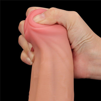 LOVETOY - 11.5'' KING SIZED SLIDING SKIN DUAL LAYER DONG