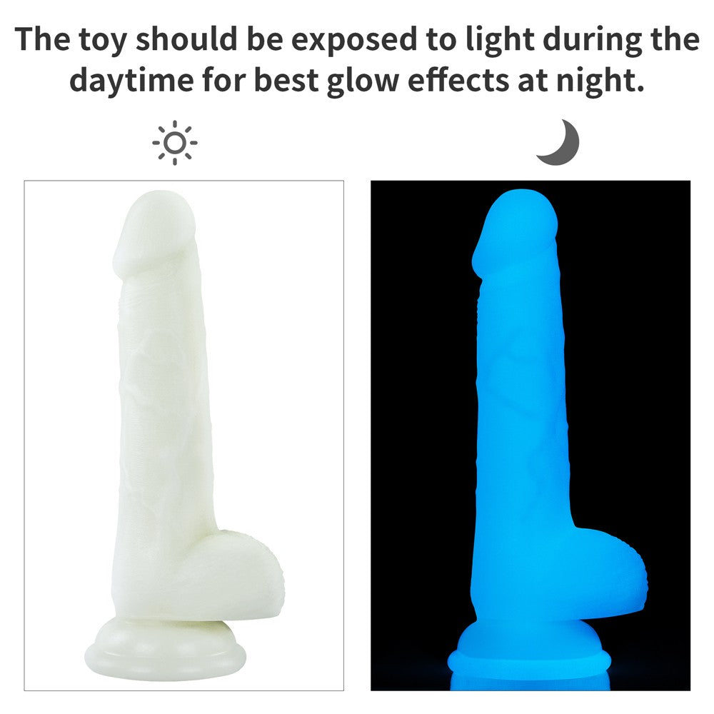 LOVETOY - 7.0'' LUMINO PLAY SILICONE DILDO_B15O50_3