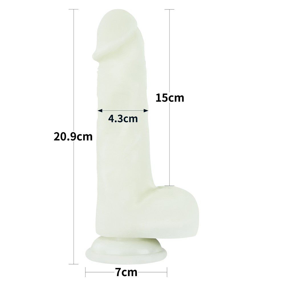 LOVETOY - 8.0'' LUMINO PLAY SILICONE DILDO_B15O50_3