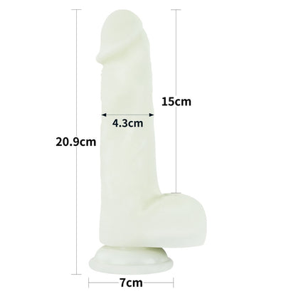 LOVETOY - 8.0'' LUMINO PLAY SILICONE DILDO_B15O50_3