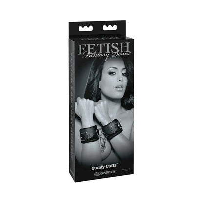 FETISH FANTASY SERIES LIMITED EDITION ADJUSTABLE CUMFY CUFFS BLACK