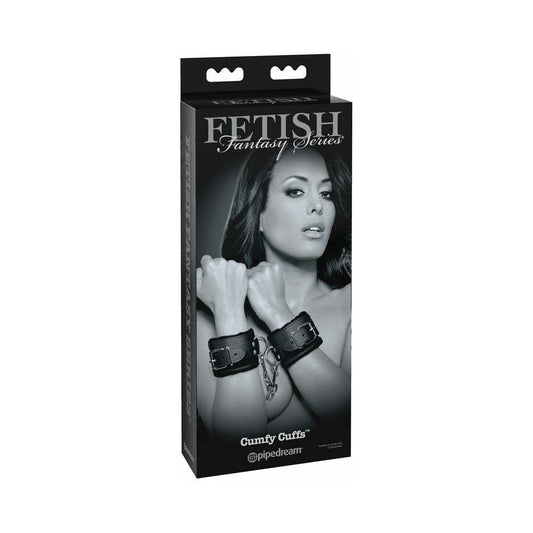 FETISH FANTASY SERIES LIMITED EDITION ADJUSTABLE CUMFY CUFFS BLACK