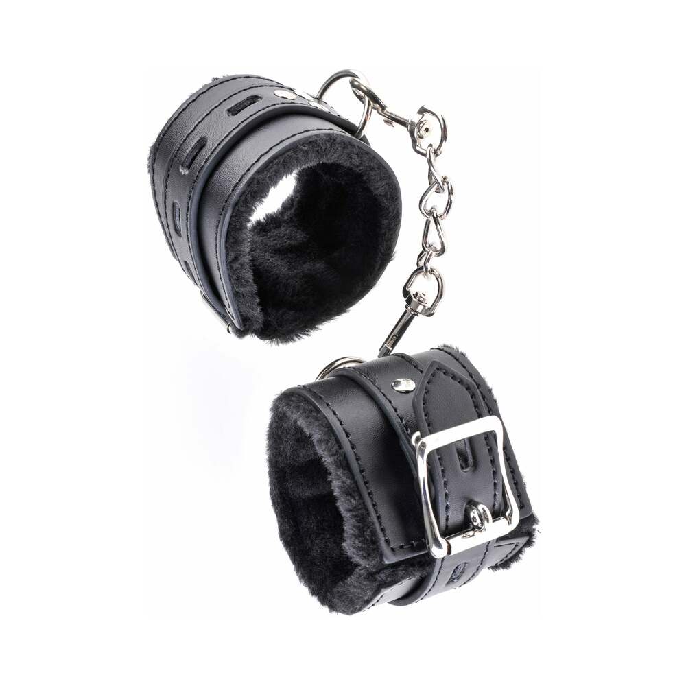 FETISH FANTASY SERIES LIMITED EDITION ADJUSTABLE CUMFY CUFFS BLACK